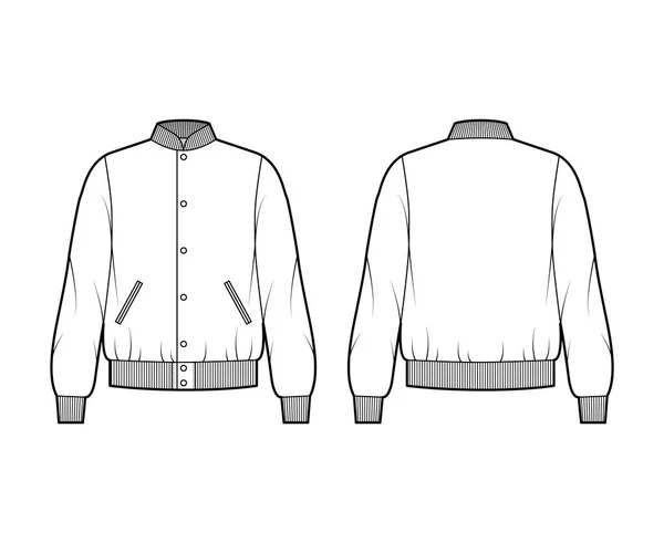 Varsity Jacket Vectorletterman Jacket Vector fashion Flat  Etsy in 2023   Clothing design sketches Varsity jacket T shirt design template