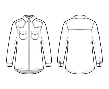 Kot ceketli, büyük beden, deri cepli, klasik yakalı, uzun kollu teknik tasvirler.