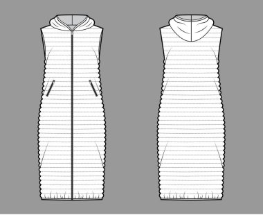 Kapüşonlu yakalı, fermuarlı, cepli, gevşek vücutlu...