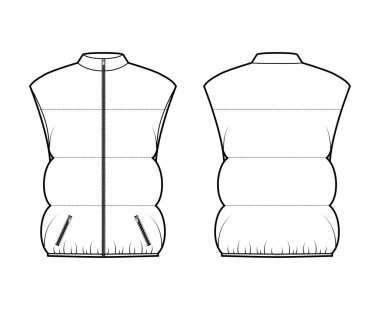 Kolsuz, yaka, cepler, büyük boy, kalça uzunluğunda, kolsuz, dekolteli...