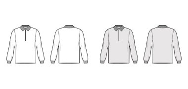 Uzun kollu, tunik uzunluklu, uzun yakalı, geniş yakalı, düz yakalı, fermuarlı polo teknikleri.