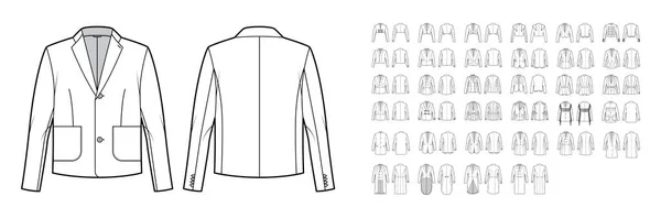 Ceketler, paltolar, dış giyim moda illüstrasyonları, büyük, kalın, kapüşon yakalı, uzun kollu, cebinde