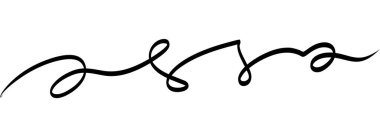 İnce kıvrımlı, altı çizili, inişli çıkışlı bir vuruş. Dijital veya yazdırma düzenlerinde başlıklar, linkler ve el yazısıyla yazılmış notlar için asgari sürekli satır vurgu olarak çalışır.