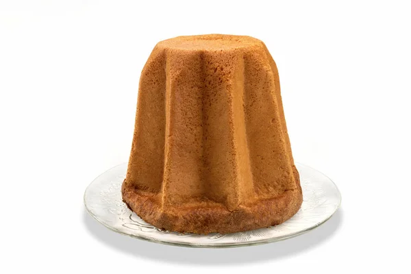 Pandoro Italiensk Jul Kaka Isolerad Över Vit Bakgrund — Stockfoto