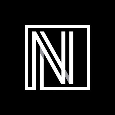 N harfi bir kare içine alınmış.