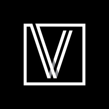 V harfi bir kare içine alınmış.