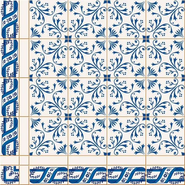 Magnifique motif sans couture — Image vectorielle