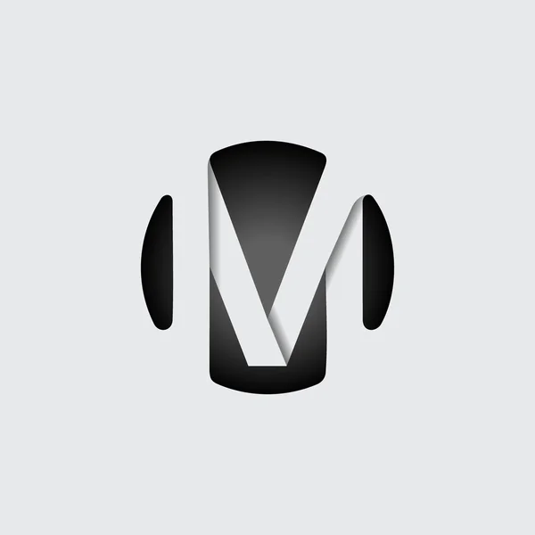 Lettre majuscule M . — Image vectorielle