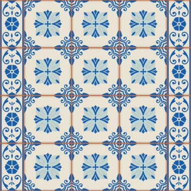 Klasik dikişsiz desen 