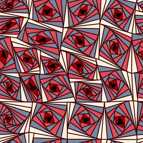 Abstrakte Hintergrund geometrische Blumen Muster — Stockvektor