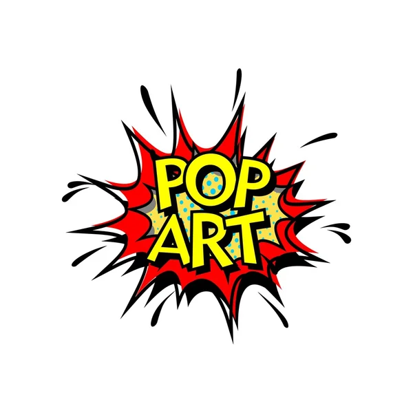 Pop Art, çizgi roman tarzı. — Stok Vektör