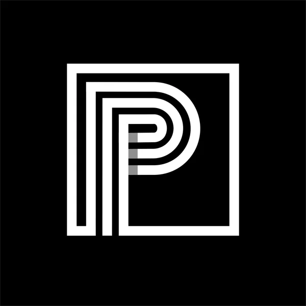 P versal — Stock vektor