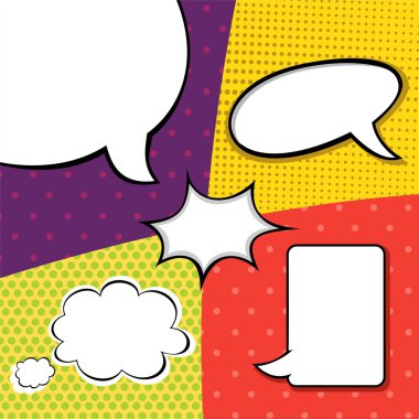 Çizgi, Pop art şablon seti 