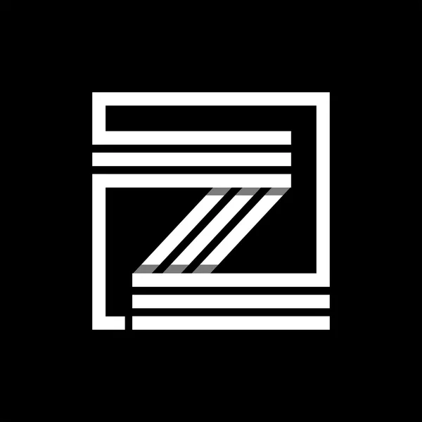 Z capital letter — Stock Vector