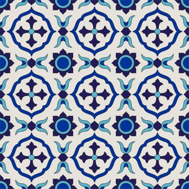 Renkli etnik süsleme seamless modeli 