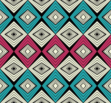 Afrika moda desensiz renkli süslemeler, resim sanatı ve kumaş baskısı, atkı, şal, halı, fular, mendil, vektör için soyut arkaplan.