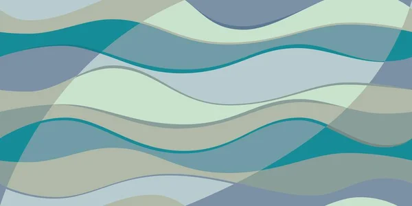 Fondo de ondas abstractas de colores brillantes. Ilustración vectorial. Perfecto para el diseño de telas, ropa, interiores. — Archivo Imágenes Vectoriales