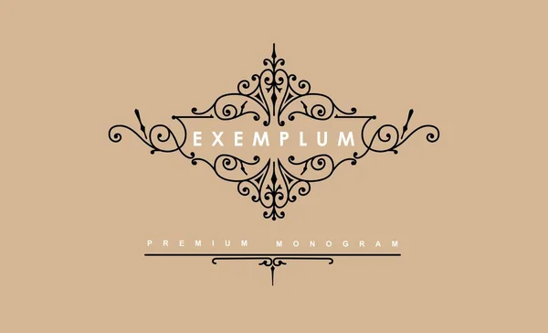 Premium Victorian monogram templates to create logos, emblems, personal monograms in a sophisticated vintage brand identity. — Stock Vector