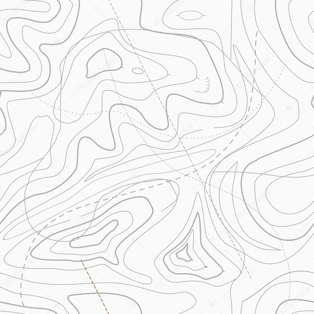 Topographic topo contour map background