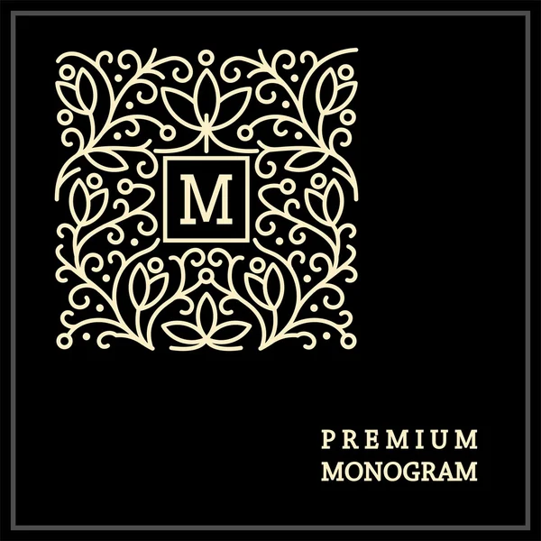 Grapevine vintage monogram