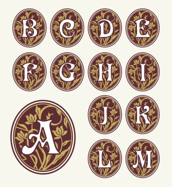 Vintage büyük harf ayarla