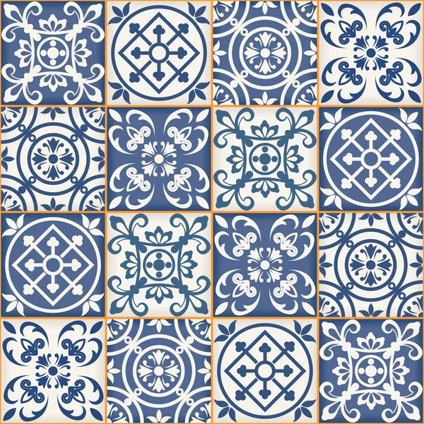 Gorgeous seamless patchwork pattern Vector Graphics