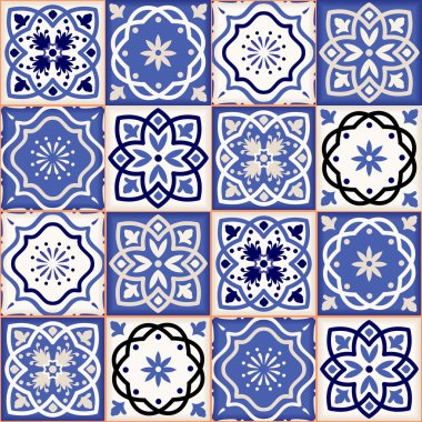 Muhteşem sorunsuz patchwork desen