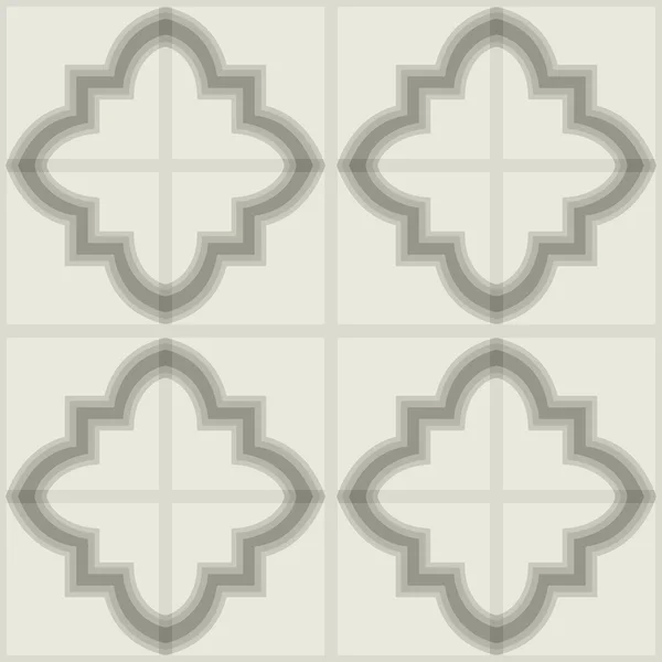 Gorgeous seamless Moroccan tiles pattern — Stock Vector