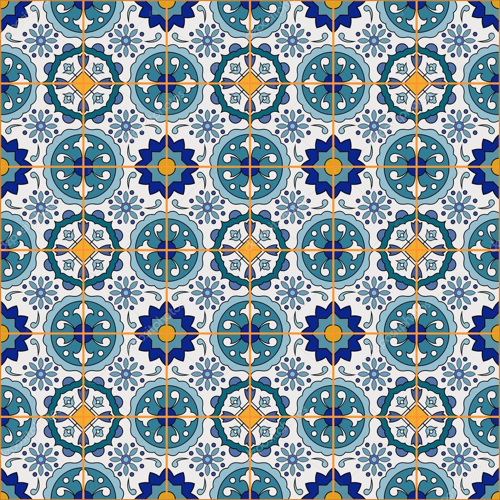 Gorgeous seamless patchwork pattern