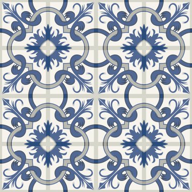 Gorgeous seamless pattern from Moroccan tiles