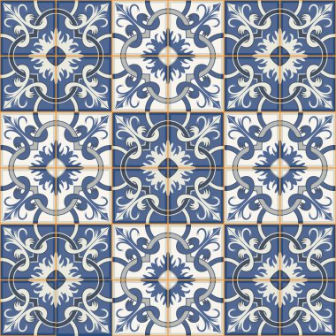 Gorgeous seamless pattern from Moroccan tiles