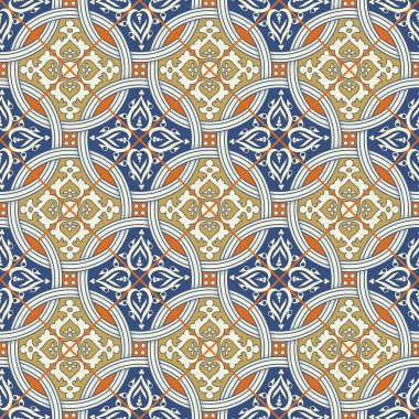 Gorgeous seamless pattern from Moroccan tiles