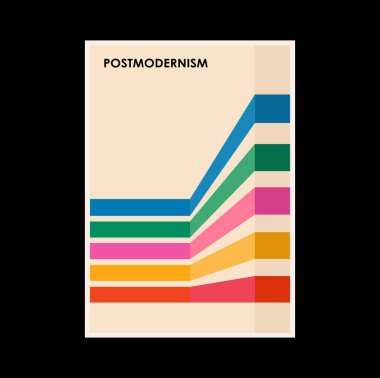 Poster, cesur geometrik şekilli vektör soyut dinamik sembollerin postmodern ilhamı, web arkaplanı, poster tasarımı, dergi ön sayfası, yüksek teknoloji baskısı, kapak resmi.