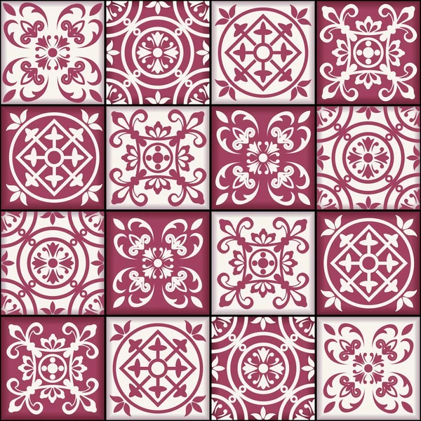 Gorgeous seamless patchwork pattern — Stock Illustration Gorgeous seamless patchwork pattern Stock Illustration