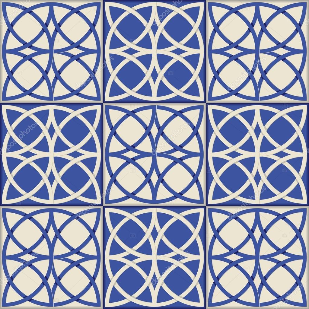 seamless pattern from Moroccan, Portuguese