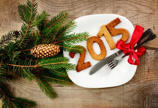 Канун Нового года 2015 Стоковое Фото