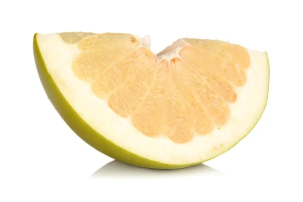 Quarter of pomelo, chinese grapefruit isolated on white — Stock Photo, Image