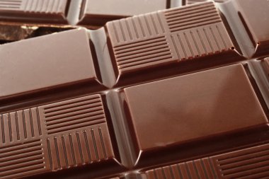 Açık çikolata tablet yakından görmek