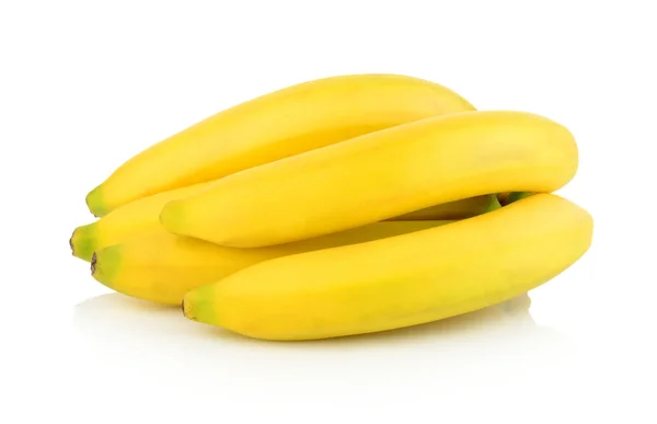 Group of bananas on white background — Stock Photo, Image