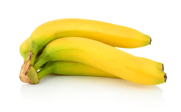 Bunch of bananas on white background — Stock Photo, Image