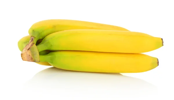 Bos bananen op witte achtergrond — Stockfoto