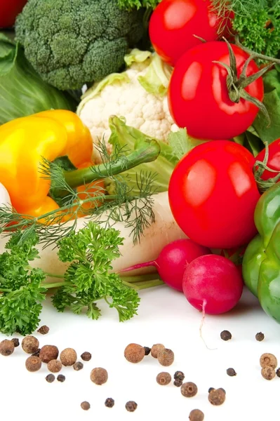 Groep van verschillende groenten — Stockfoto
