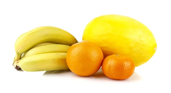 Skupina ze žlutého ovoce — Stock fotografie