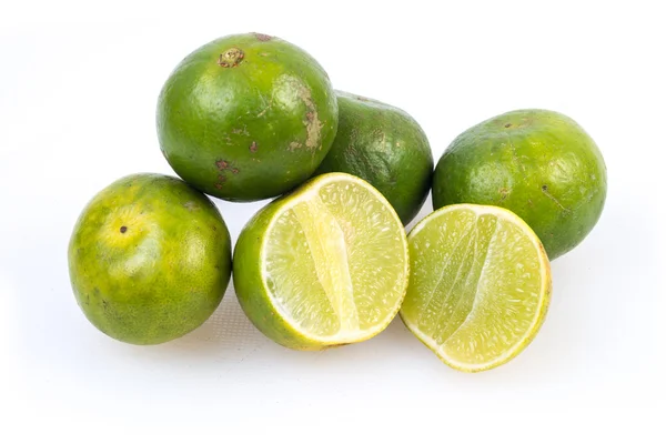 Limes on the white background — Stock Photo, Image