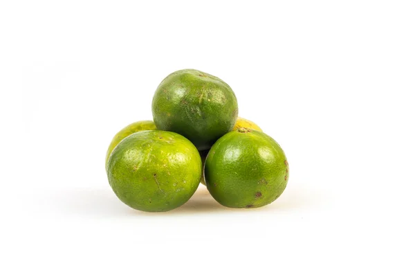 Limes on the white background — Stock Photo, Image