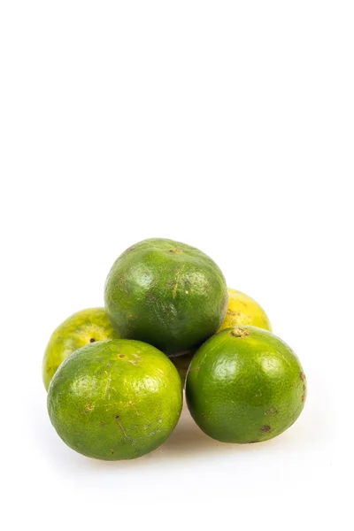 Limes on the white background — Stock Photo, Image