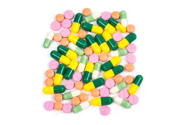 Medicina colorida aislada — Foto de Stock