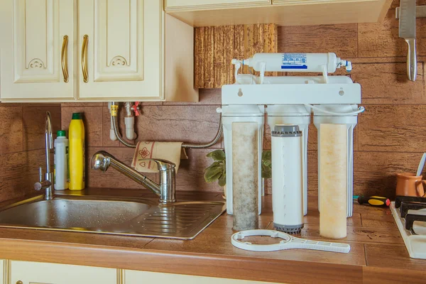 Reverse osmosis system. water filter — Stock Photo, Image