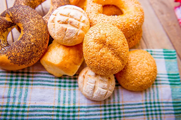 Bread. various types of bread — Stock Photo, Image