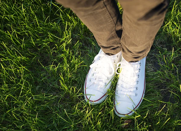 Zapatos blancos —  Fotos de Stock